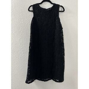 Love for Humanity Black Lace Cocktail Dress Size Large XL Classic Elegant Event‎